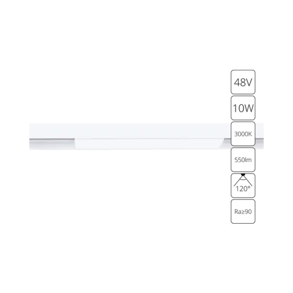 Трековый светильник Arte Lamp Linea A4672PL-1WH
