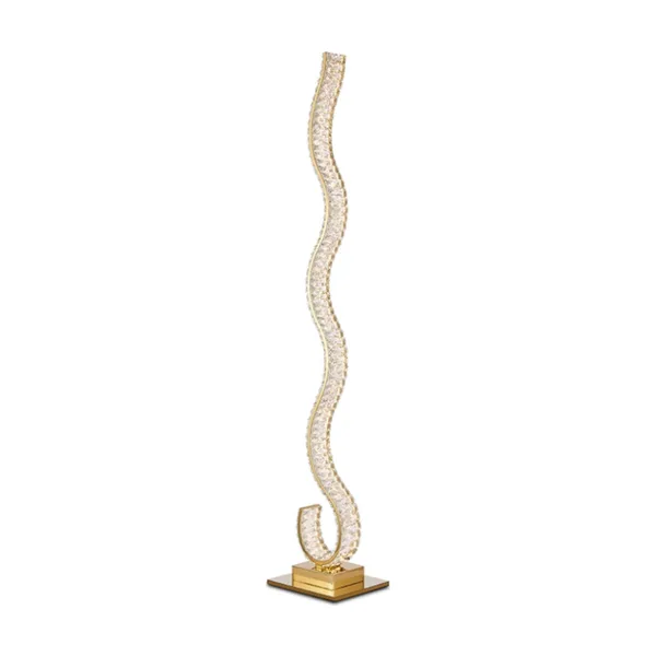 Торшер Newport Crystal 8240N/FL gold