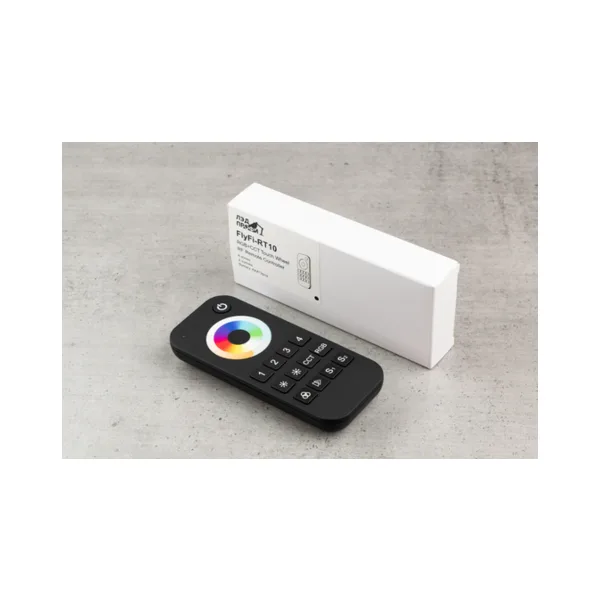 Fly-Fi Пульт RT10 MULTI (4 зоны, RF 2.4 ГГц, IP20, пластик, гарантия 5 лет) FF-R-RT10
