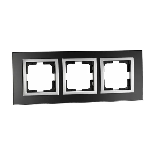 Рамка на 3 поста Mono Electric Style Glass 107-720000-162