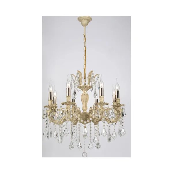 Подвесная хрустальная люстра Lucia Tucci BARLETTA BARLETTA 122.8 cream white
