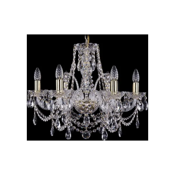 Подвесная люстра Bohemia Ivele Crystal 1411 1411/6/195/G