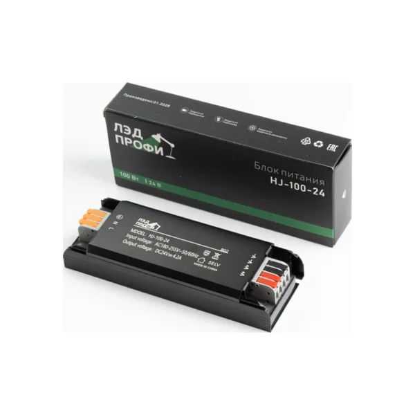 Блок питания HJ-B-24V100W 140×50×25 мм HJ-100-24