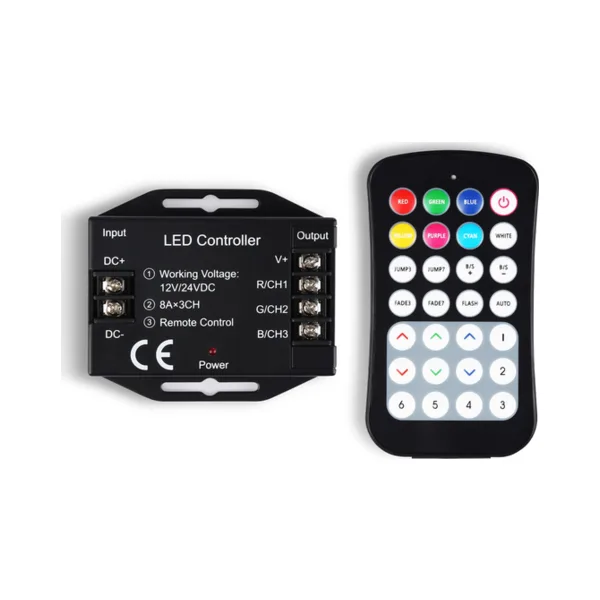 Контроллер для светодиодных лент RGB с радио пультом Ambrella LED Strip GS11351