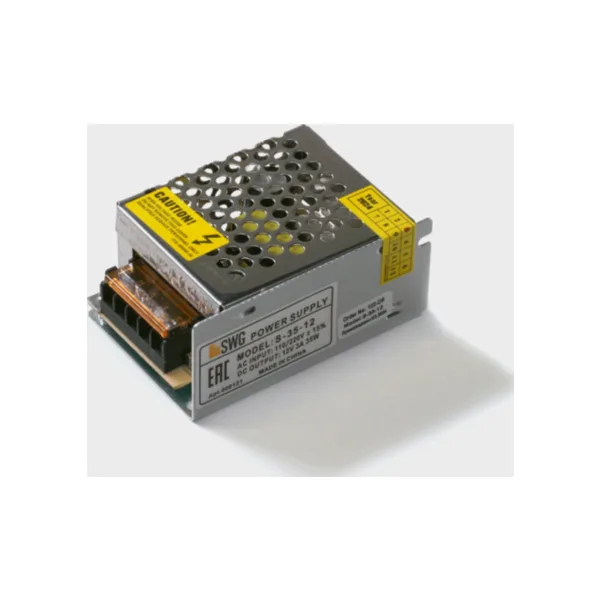 Блок питания для светодиодных лент 12V 35W, S-35-12 000121