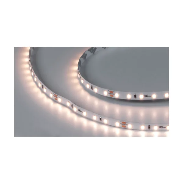 Светодиодная лента SWG PRO 2835, 84 LED/м, 8, 6 Вт/м, 24В, IP20, Цвет: Теплый белый, SWG2P84-24-8.6-WW 005850