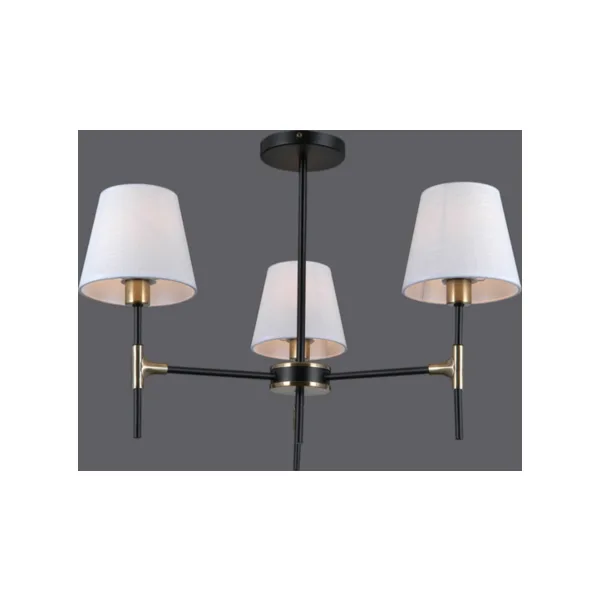 Потолочная люстра ILLUMICO IL0185-3CSQ-24 BK AB CASTOR