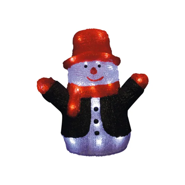 Световая фигура Uniel ULD-M2730-024/STA WHITE IP20 SNOWMAN, IP20, белый