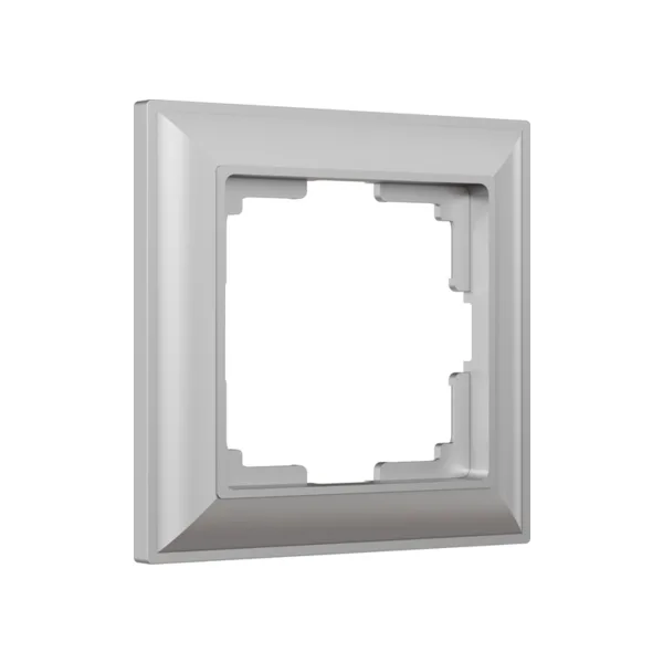 Рамка Werkel W0012206/ Рамка на 1 пост Fiore (серебряный)