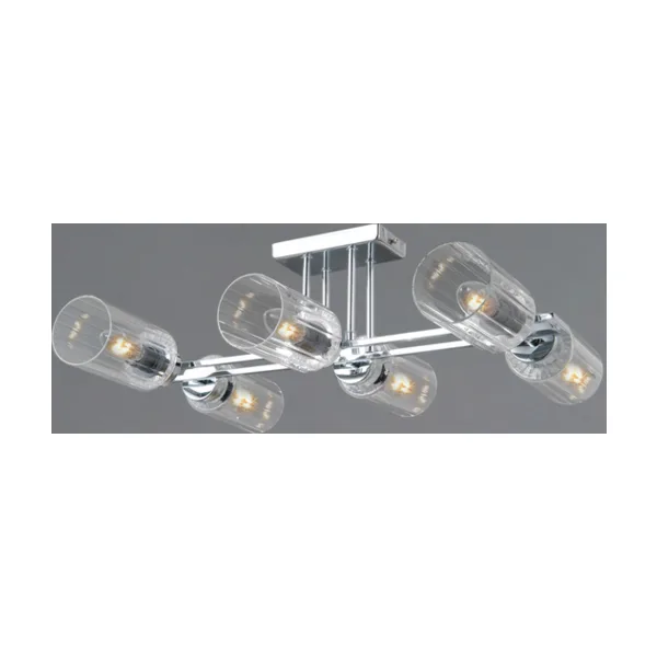 Потолочная люстра ILLUMICO IL0780-6CSQ-25 CR NAPLES
