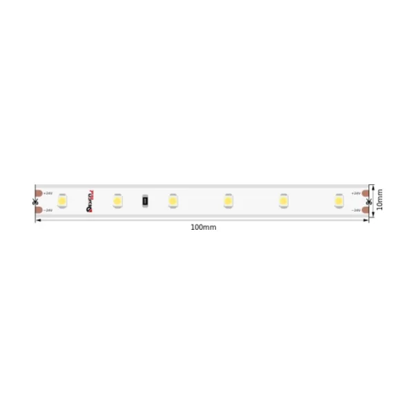 Светодиодная лента DesignLed DSG360 3528, 60 шт/м, 4.8 Вт/м, 24 В, IP33, 10 мм, 5 м DSG360-24-WW-33