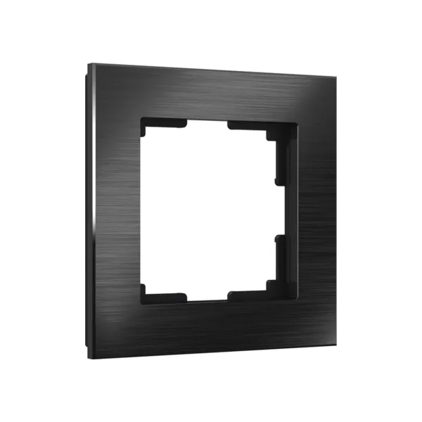 Рамка Werkel W0011708/ Рамка на 1 пост Aluminium (черный алюминий)