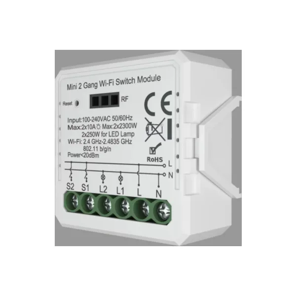 Wi-Fi реле Relay RL1002-SM