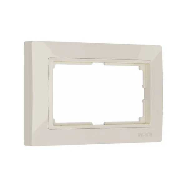 Рамка для двойной розетки Werkel Snabb Basic (слоновая кость) W0082003