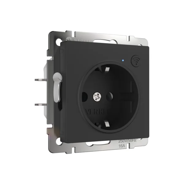 Розетка Werkel W1171608/ Умная розетка (черный матовый)