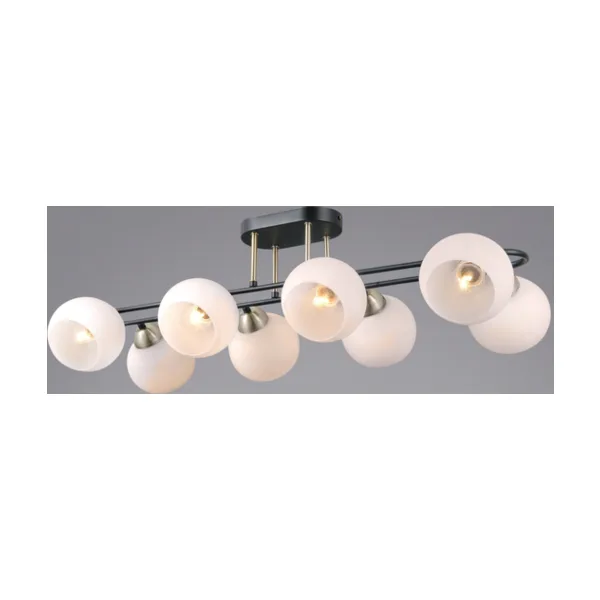 Потолочная люстра ILLUMICO IL0790-8CSQ-25 BK AB TRENTO