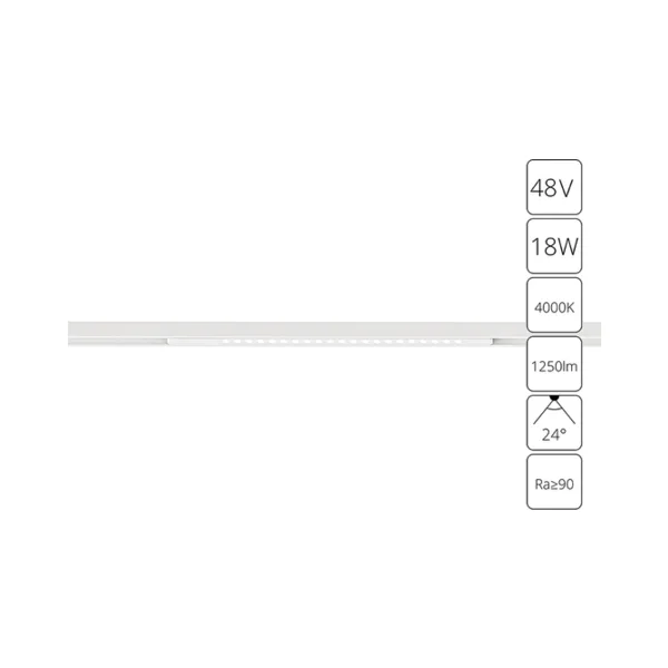 Трековый светильник Arte Lamp Optima A7267PL-1WH