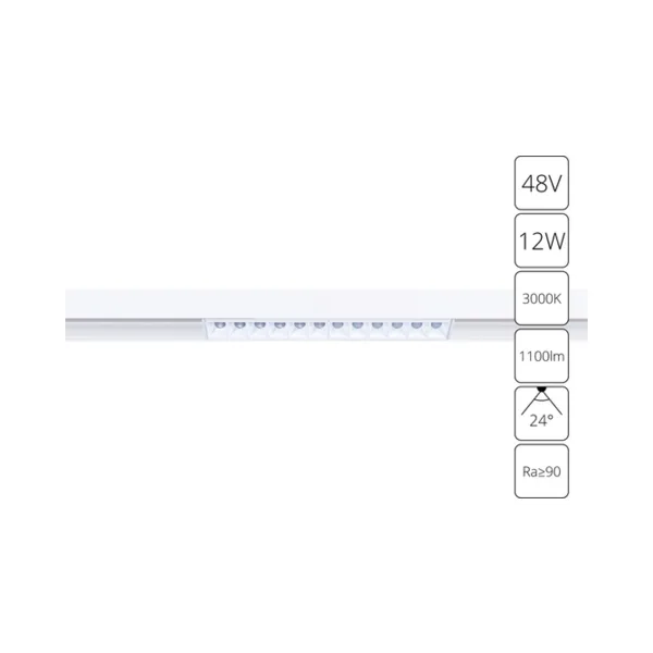 Трековый светильник Arte Lamp Linea A4674PL-1WH