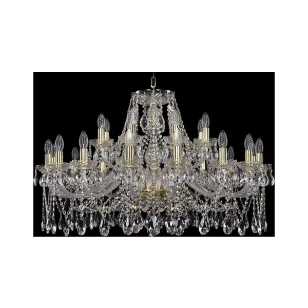 Подвесная люстра Bohemia Ivele Crystal 1413 1413/16+8/360/G