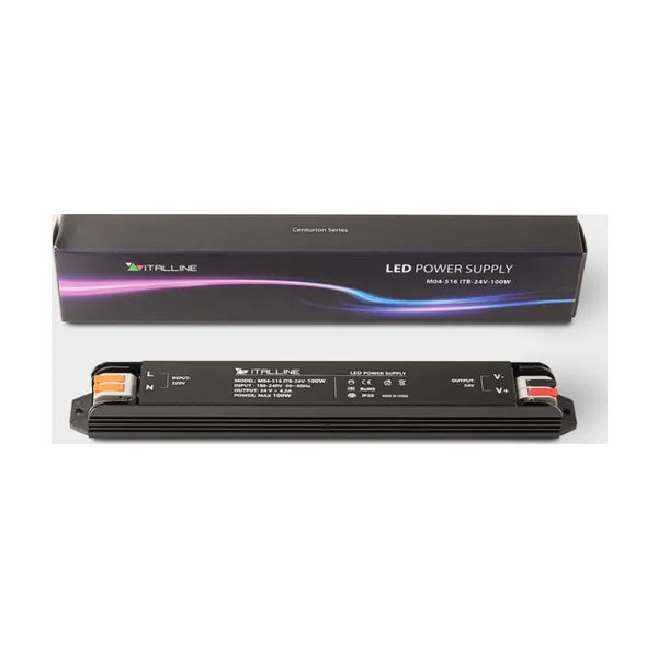 Блок питания к светодиодным лентам M04-509/510/511/512 Italline M04-516 ITB-24V-100W