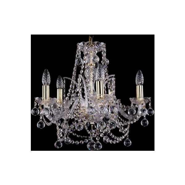 Подвесная люстра Bohemia Ivele Crystal 1411 1411/5/160/G/Balls