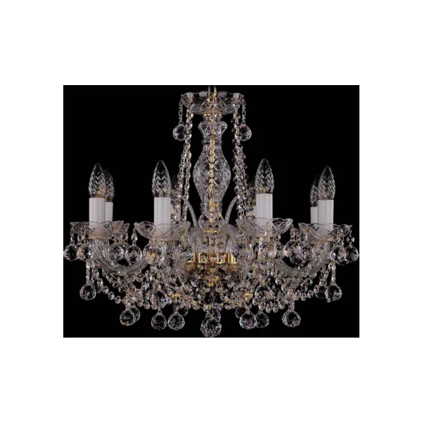 Подвесная люстра Bohemia Ivele Crystal 1411 1411/8/195/G/Balls