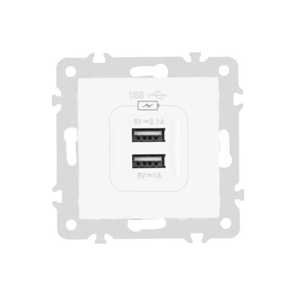 Розетка Arte Milano Am-206 206.46-1.white