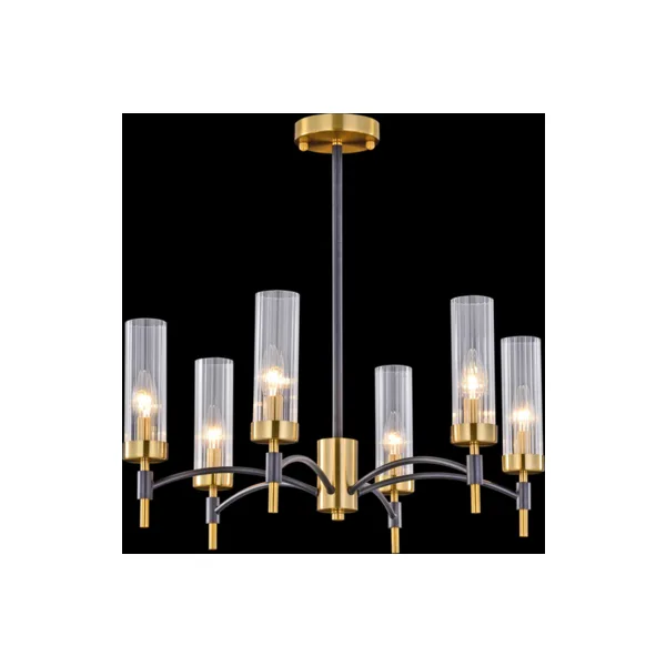 Потолочная люстра ILLUMICO IL5177-6PLS-29 BRASS TUBO
