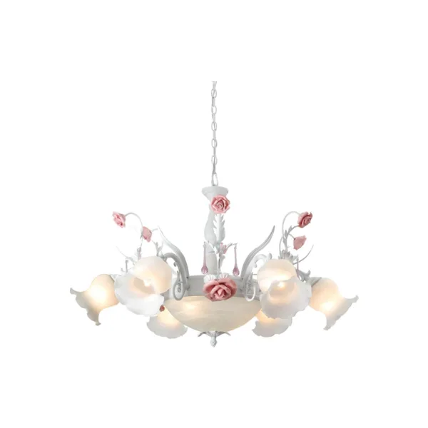 Люстра подвесная с цветочками Lucia Tucci FIORI Fiori di rose 105.6.2