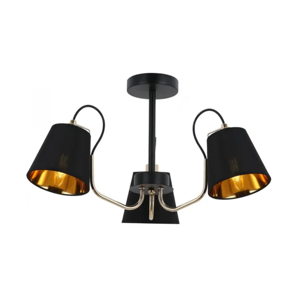 Потолочная люстра ILLUMICO IL6120-3COU-79 BK GD