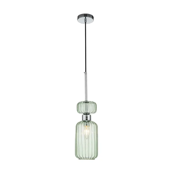 Светильник подвесной Escada Gloss 1141/1S Chrome/Green