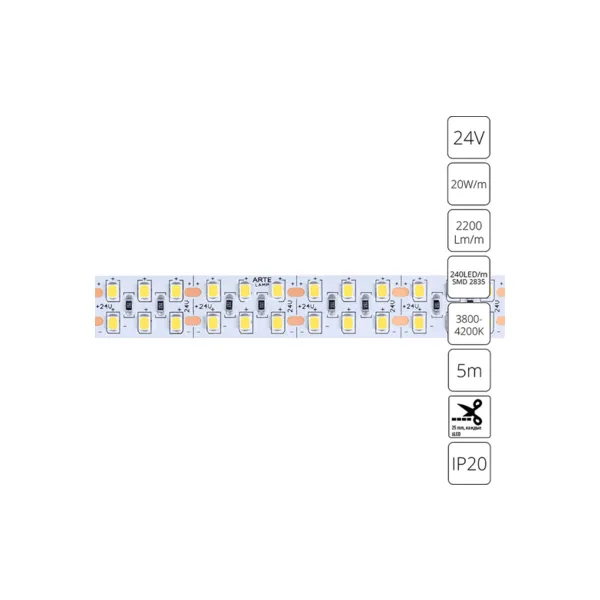 Светодиодная лента Arte Lamp Tape A2424015-02-4K