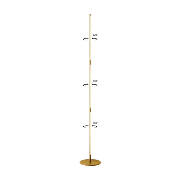 Торшер Crystal Lux LARGO PT25W GOLD