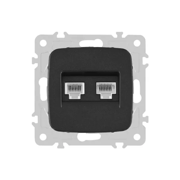 Розетка Arte Milano Am-205 205.44-1.black