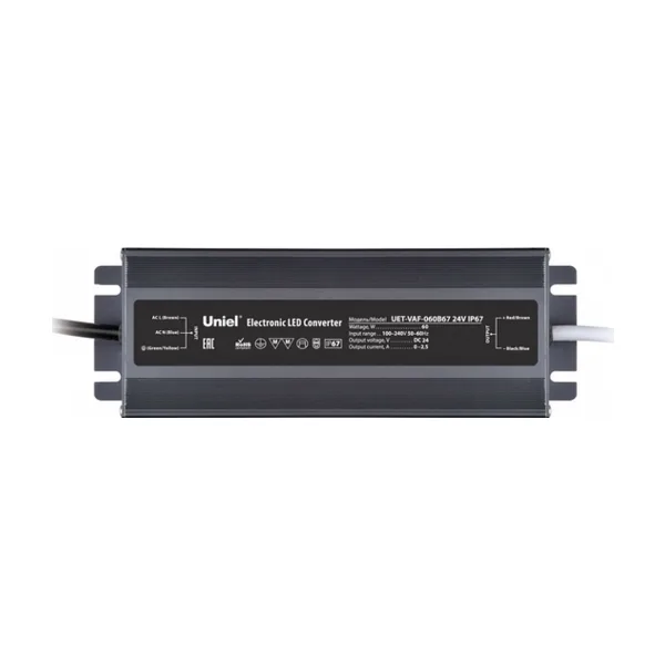 Блок питания с проводом Uniel UET-VAF UL-00009366