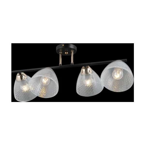 Потолочная люстра ILLUMICO IL0739-4CSQ-24 BK FGD ARIES