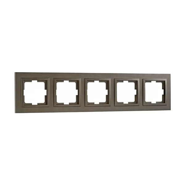 Рамка на 5 постов Mono Electric Style Aluminium 107-810000-164