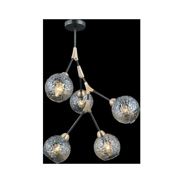 Потолочная люстра ILLUMICO IL0263-5PSQ-79 BK AB