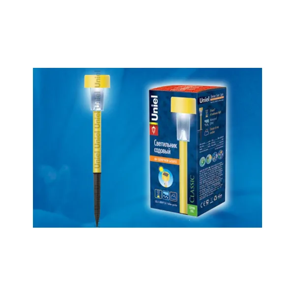 Садовый светильник Uniel USL-C-009/PT365 Yellow sparkle 07408