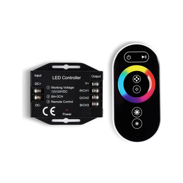 Контроллер для светодиодных лент RGB с сенсорным радио пультом Ambrella LED Strip GS11401