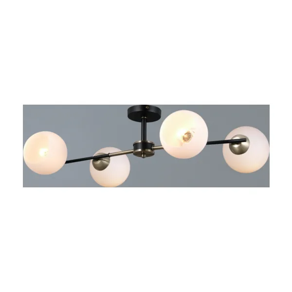 Потолочная люстра ILLUMICO IL0469-4CSQ-24 BK AB LIBRA