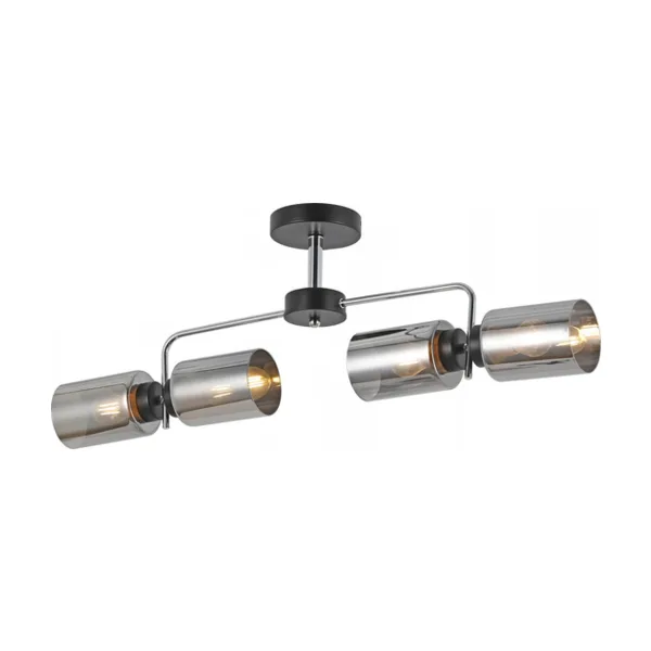 Потолочная люстра ILLUMICO IL8249-4COU-79 BK CR