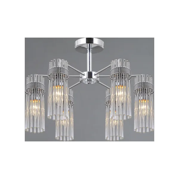Потолочная люстра ILLUMICO IL0761-6CSQ-25 CR GENOA