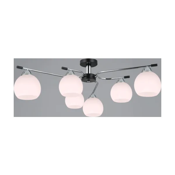 Потолочная люстра ILLUMICO IL0638-6CSQ-24 CR BK LIBRA