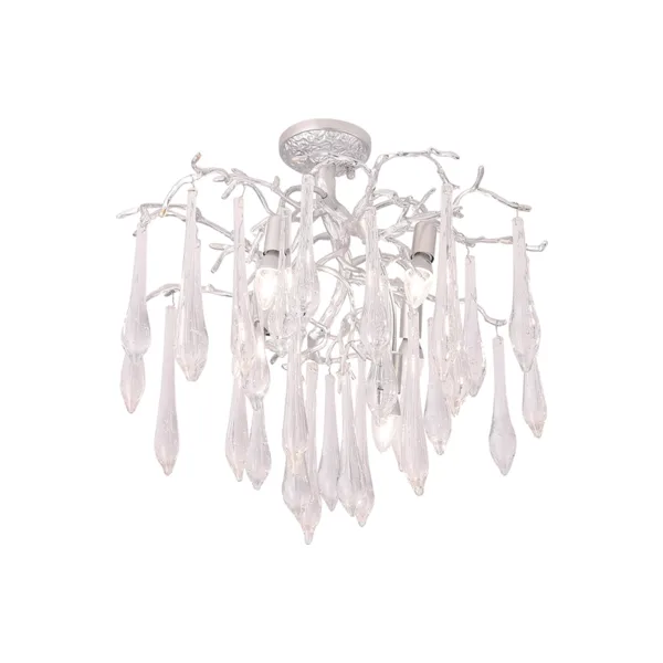 Люстра Crystal Lux REINA PL5 D600 SILVER PATINA