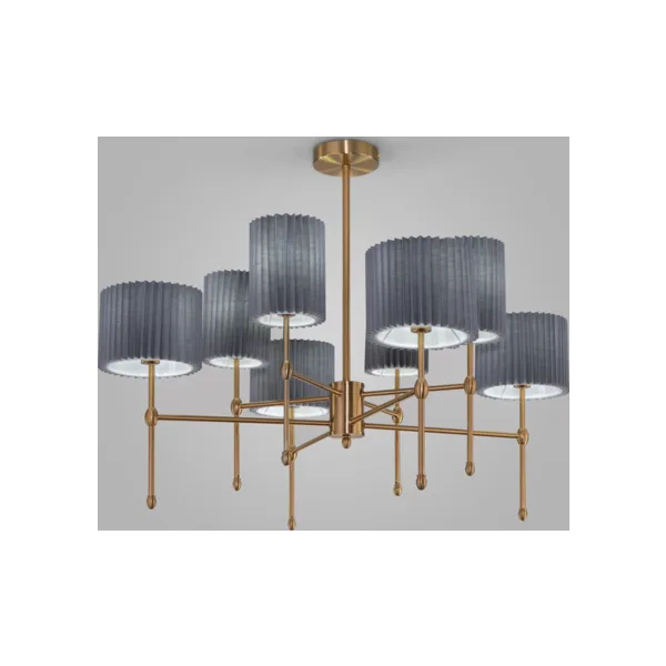 Потолочная люстра Eurosvet Notturno 60162/8 латунь Smart