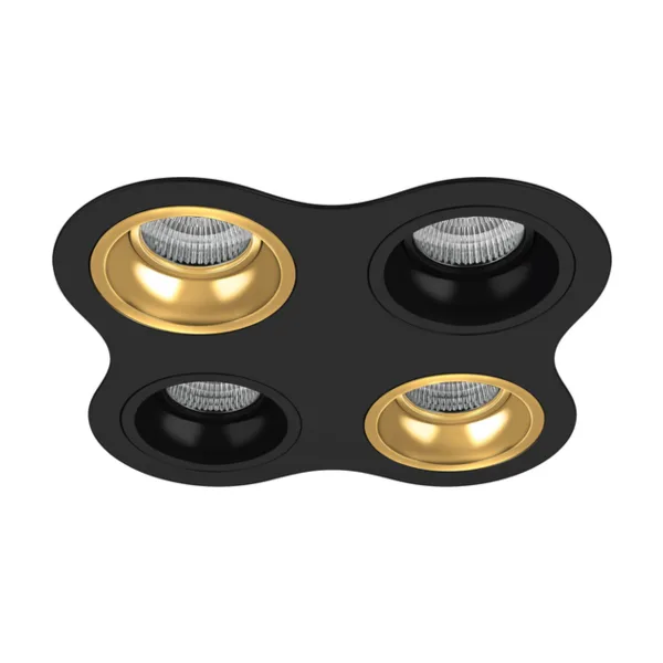 Комплект из светильников и рамки Lightstar Domino D64703070307