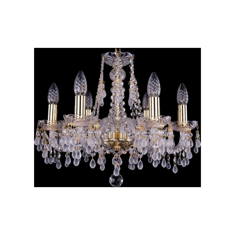 Подвесная люстра Bohemia Ivele Crystal 1410 1410/6/160/G/V0300
