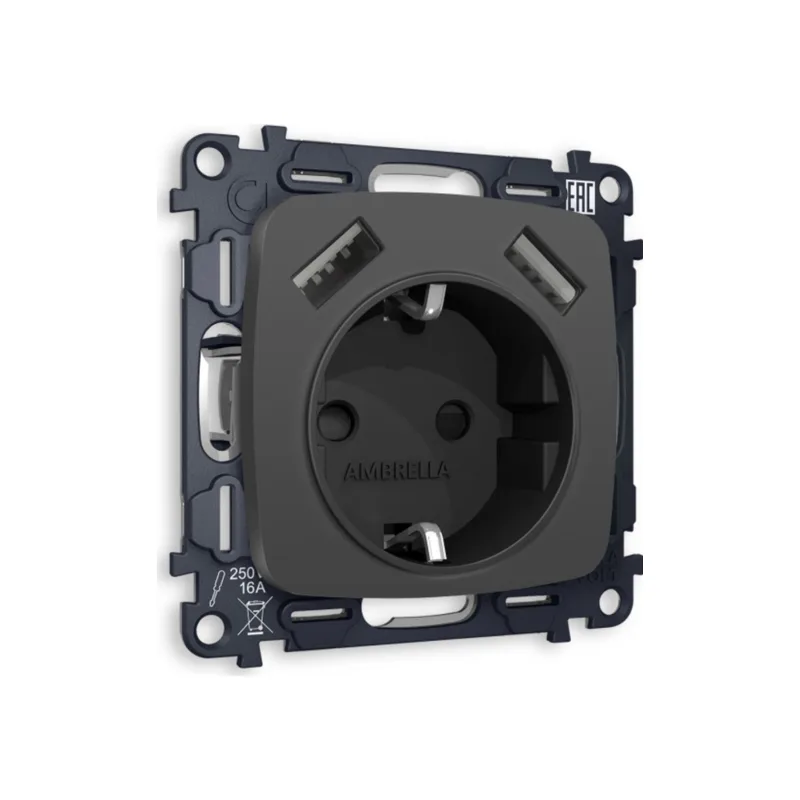 Розетка Ambrella Volt OMEGA MO909010
