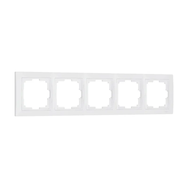 Рамка Werkel W0052001/ Рамка на 5 постов Snabb basic (белый)